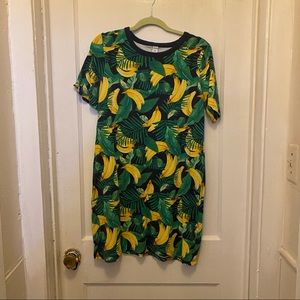 Banana leaf t shirt dress - old navy